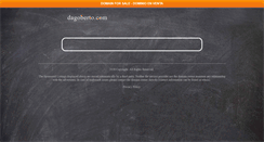 Desktop Screenshot of dagoberto.com